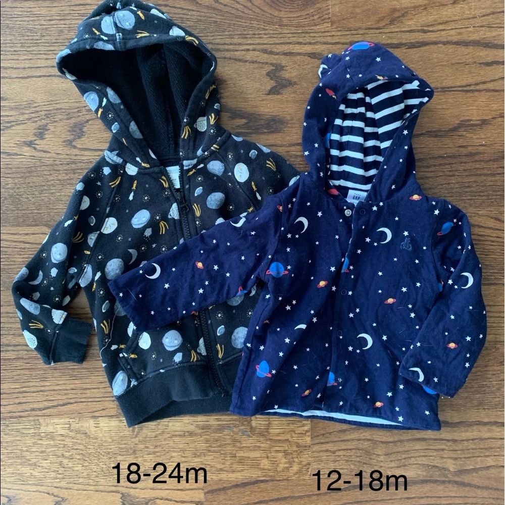 Hooded space jackets
